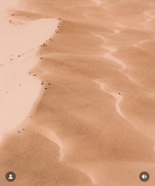 Dune vue du ciel - 30X40 - Destockage