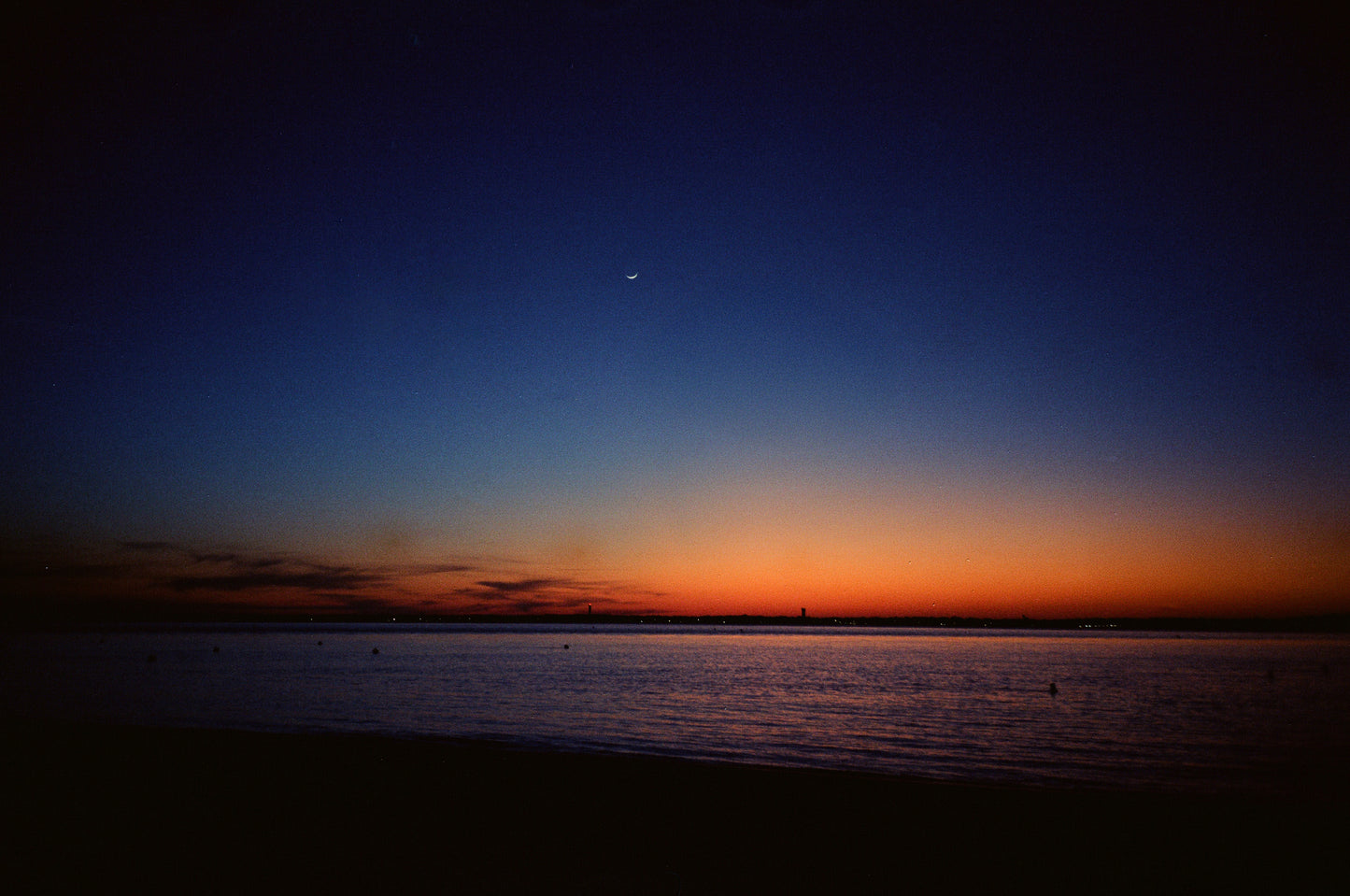 Coucher de soleil plage des Arbousiers